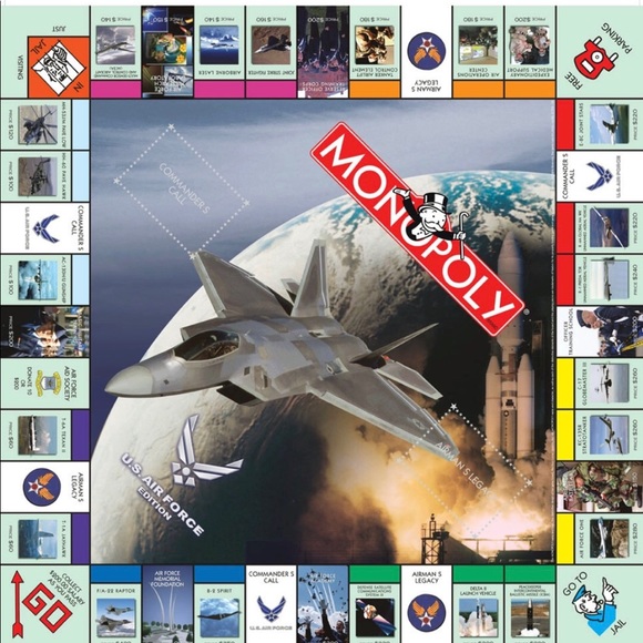 Vintage US Air Force Monopoly Board Game - Picture 3 of 3